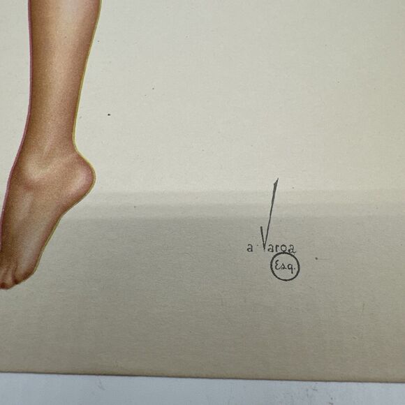 4 Pin-Ups 1946 Vargas Esquire Calendar Pages Lot March April May November Vtg - Picture 13 of 16